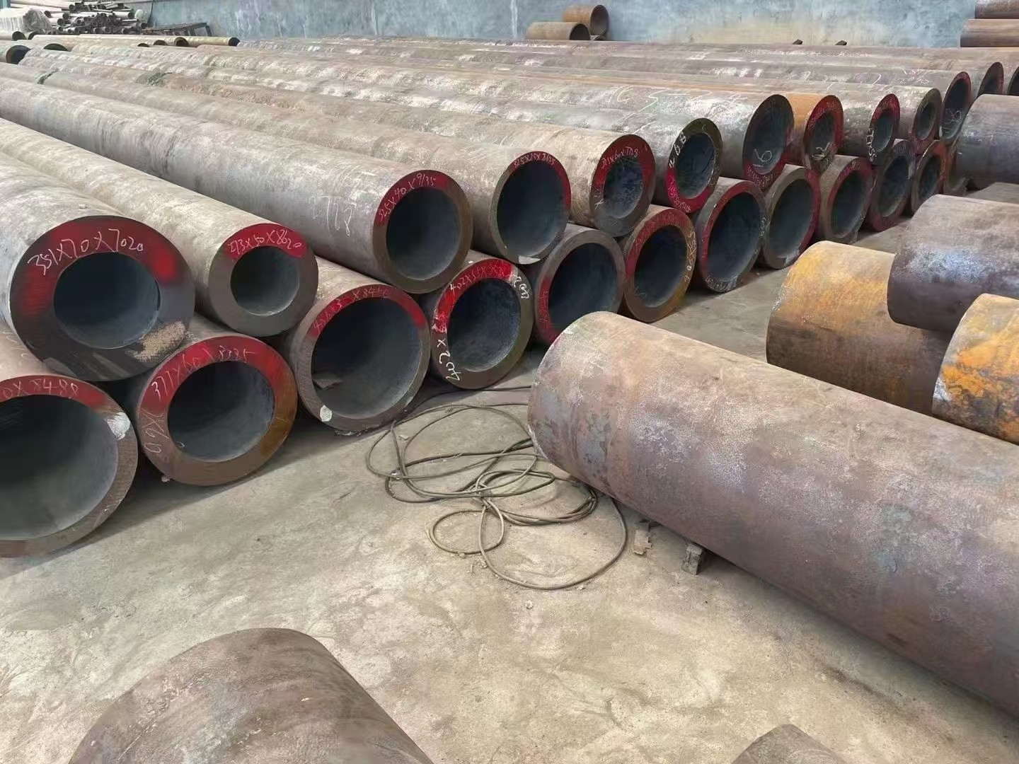 白山市无缝钢管切割定尺切割加工精轧无缝钢管 - 厂家